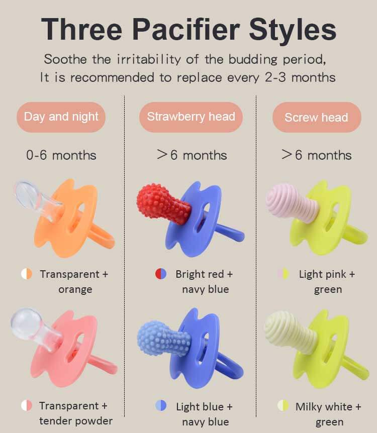 Apple Pacifier Styles