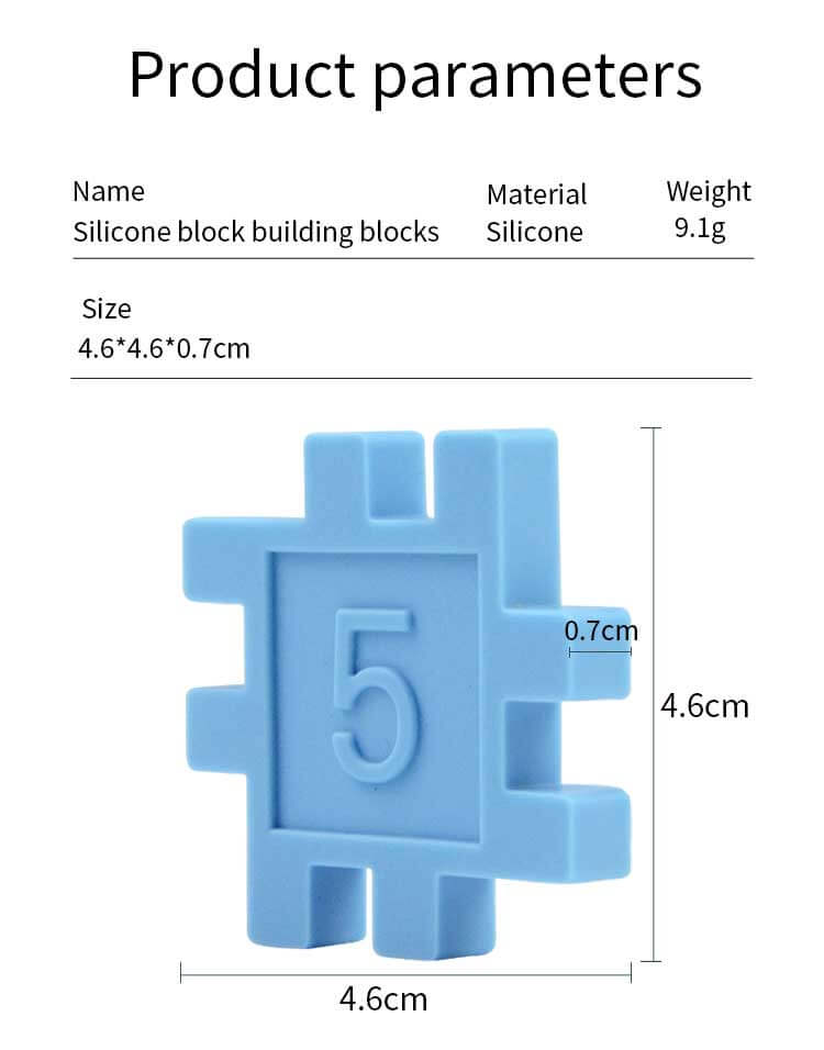 Silicone Blocks Size