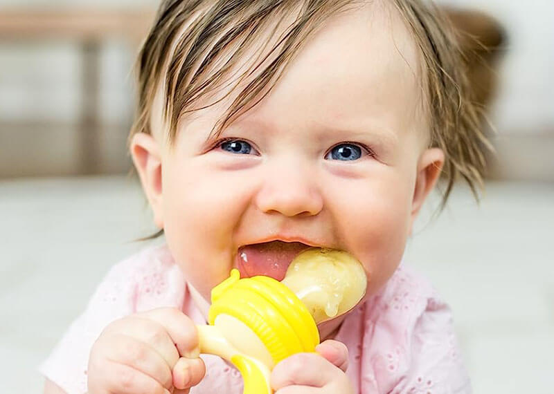 What to Put in a Silicone Feeder for a 6-Month-Old