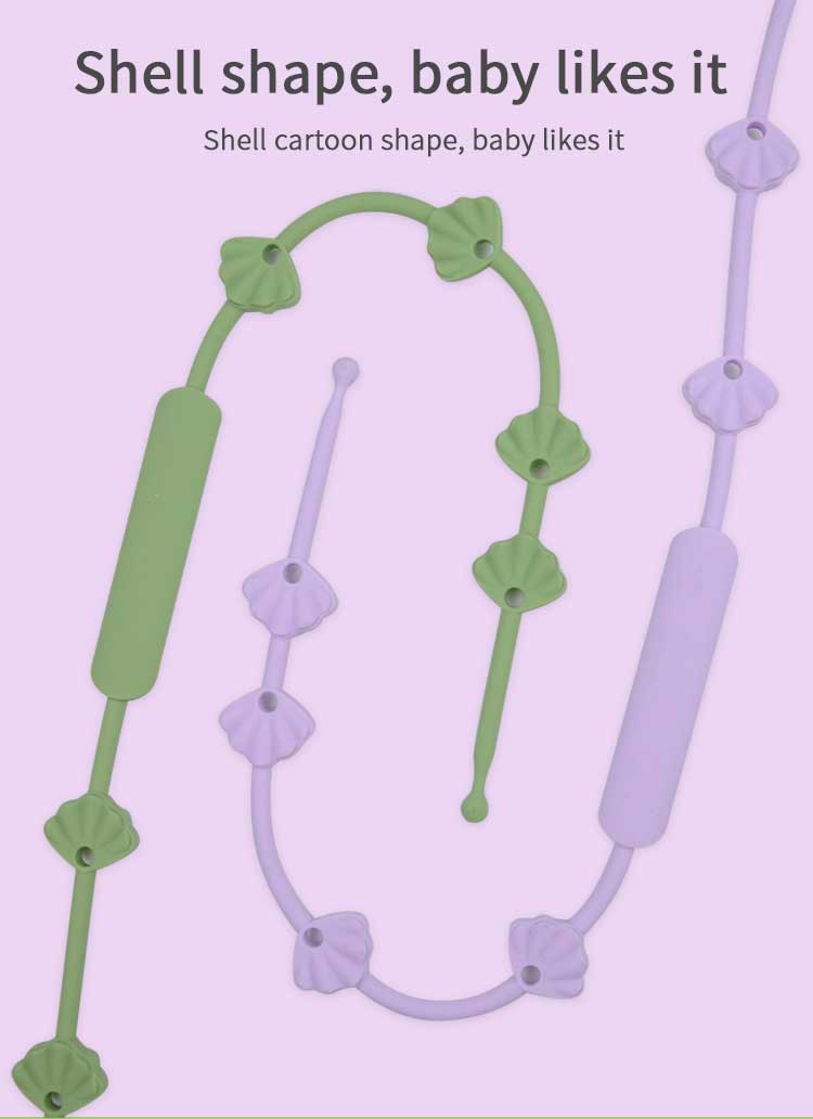 Shell Shape Silicone Toy Straps